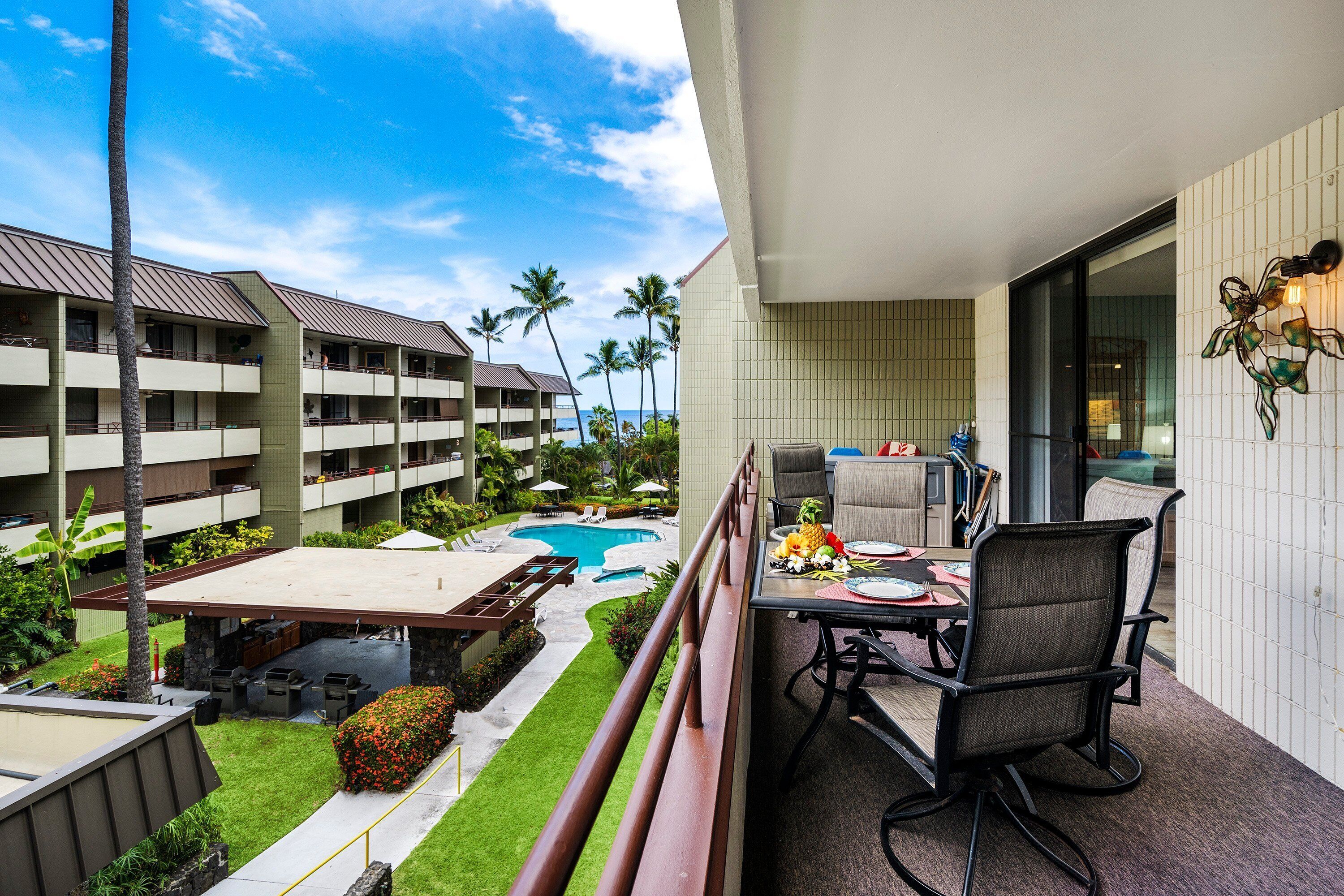 Condo, Multiple Beds, Lanai, Partial Ocean View (White Sands Village 210) | View from room