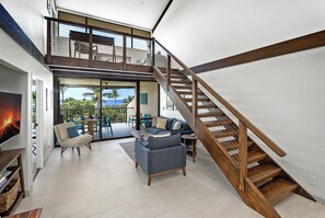 Condo, Multiple Beds, Lanai, Golf View (Country Club Villas 327) | Living area