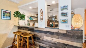 Condo, 1 King Bed with Sofa bed, Lanai, Garden View (Casa de Emdeko 116) | Private kitchen