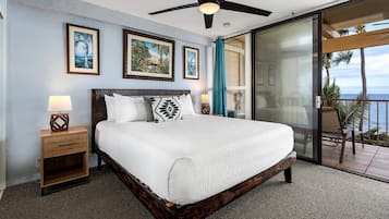Leilighet, flere senger, lanai, havutsikt (Kona Bali Kai 322) | 2 soverom, individuelt dekorert, individuelt innredet og sengetøy