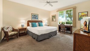 Condo, várias camas, varanda coberta, vista para o campo de golfe (Fairway Villas Waikoloa K3) | 2 quartos, individualmente decorados, individualmente mobiliados