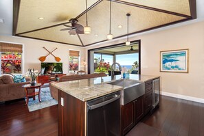 하우스, 침대(여러 개), 전용 수영장, 바다 전망 (Holua Kai 21) | 내부