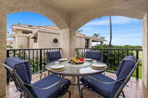 Condo, Multiple Beds, Lanai, Garden View (The Shores at Waikoloa 202) | Outdoor dining - Relaxing Resort Living - Free Concierge - AC! - Vrkcv (Waikoloa)