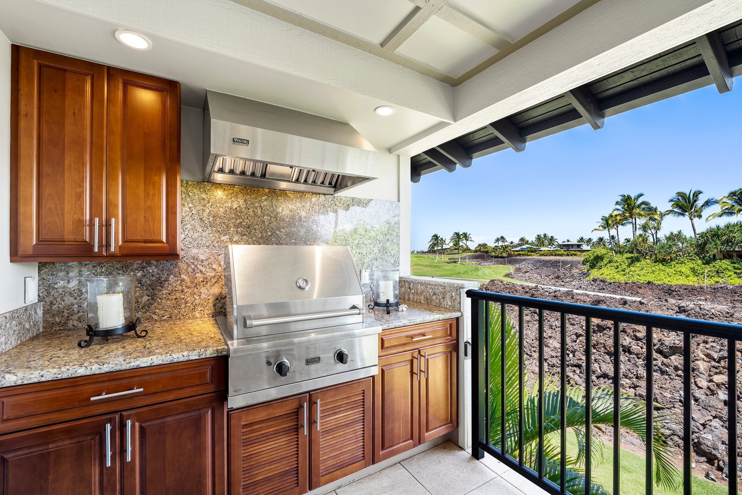 Condo, Multiple Beds, Lanai, Ocean View (Golf Villas at Mauna Lani H22) | Private kitchen