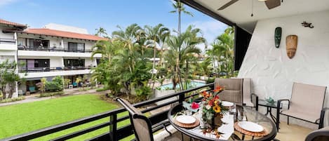 Condo, 1 King Bed with Sofa bed, Lanai, Garden View (Casa de Emdeko 225) | View from room