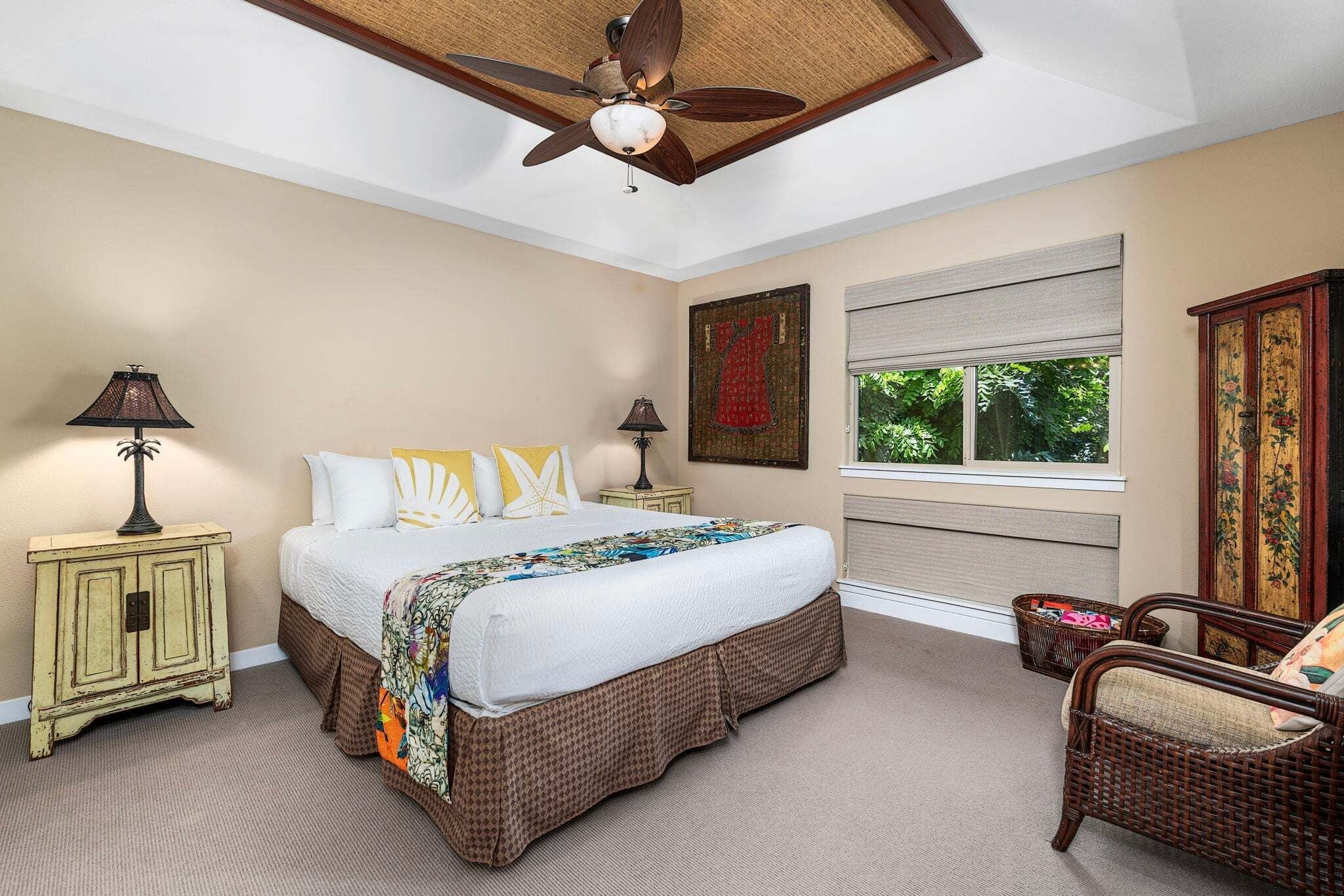 Condo, Multiple Beds, Lanai, Garden View (Palm Villas at Mauna Lani I23) | 2 bedrooms, individually decorated, individually furnished, bed sheets