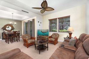 Townhome, Multiple Beds, Lanai, Golf View (Kulalani at Mauna Lani 404) | Living area