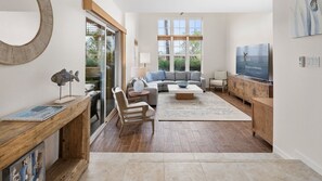 Townhome, Multiple Beds, Lanai, Mountain View (Waikoloa Colony Villas 1702) | Living area | 84-inch flat-screen TV with digital channels
