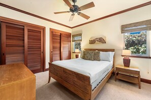 Townhome, Multiple Beds, Lanai, Garden View (Mauna Lani Villages 512) | 3 bedrooms, individually decorated, individually furnished, bed sheets