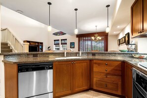 Condo, Multiple Beds, Lanai, Garden View (Halii Kai 24G) | Private kitchen