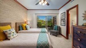 Townhome, Multiple Beds, Lanai, Golf View (Mauna Lani Villages 407) | 3 bedrooms, individually decorated, individually furnished, bed sheets