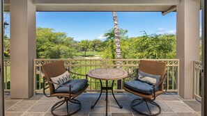 Townhome - flera sängar - lanai - utsikt mot golfbanan (Mauna Lani Villages 407) | Utsikt från rummet