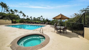 Pool - No Stairs - AC - Fantastic Ocean & Golf Course Views! -vrkcv (Kailua-Kona)