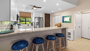 Condo, Multiple Beds, Lanai, Ocean View (Country Club Villas 317) | Private kitchen | Coffee/tea maker, dining tables - Fantastic Ocean & Golf Course Views - Close to Shopping & Beaches - Vrkcv (Kailua-Kona)