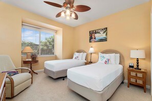 Townhome, Multiple Beds, Lanai, Golf View (Mauna Lani Fairways 1104) | 2 bedrooms, individually decorated, individually furnished, bed sheets