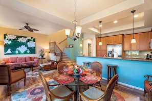 Townhome, Multiple Beds, Lanai, Golf View (Mauna Lani Fairways 1104) | Living area