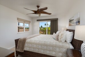 Pientalo, useita sänkyjä, lanai, näköala puutarhaan (Waikoloa Colony Villas 1906) | 2 makuuhuonetta, yksilöllisesti sisustettu, yksilöllisesti kalustettu