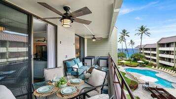 Condo, Multiple Beds, Lanai, Partial Ocean View (White Sands Village 220) | View from room