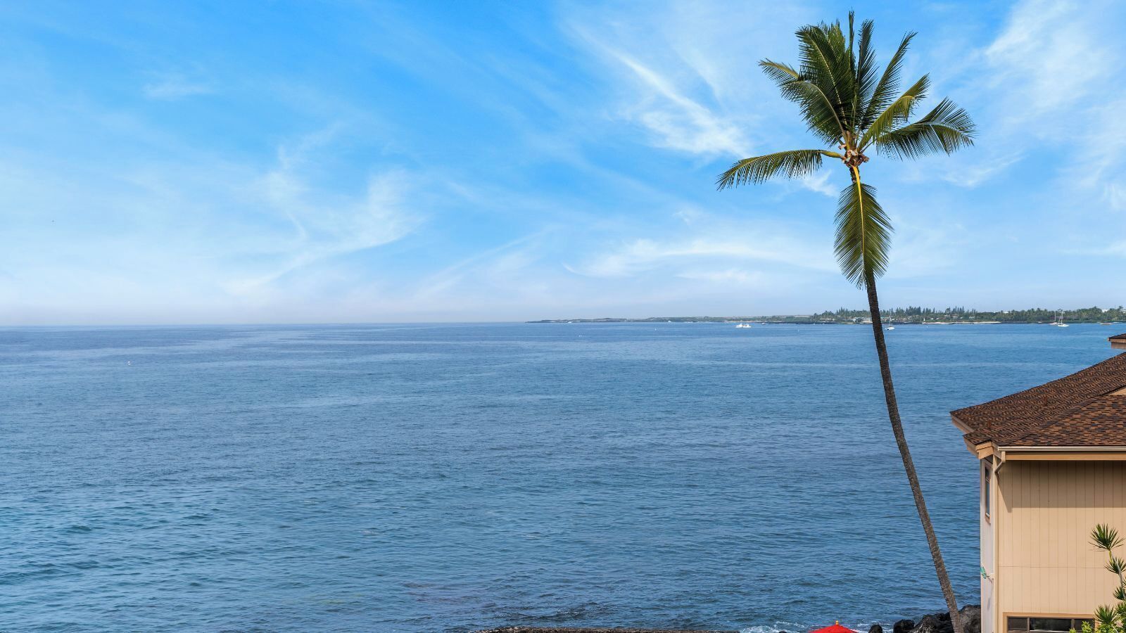 Vue sur la plage/l’océan