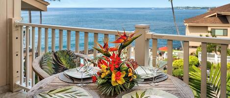 Condo, Multiple Beds, Lanai, Ocean View (Sea Village 3306) | Outdoor dining