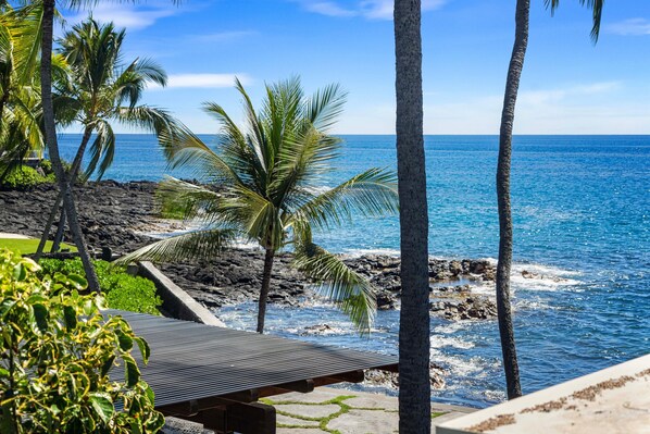 Condo, 1 King Bed, Lanai, Ocean View (Kona Riviera Villas 206) | View from room