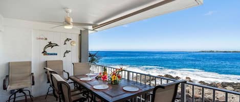 Condo, varias camas, lanai, vista al océano (Alii Villas 131) | Vista desde la habitación