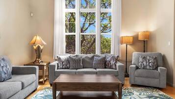 Townhome, Multiple Beds, Lanai, Golf View (Waikoloa Colony Villas 1503) | Living area | 42-inch flat-screen TV with digital channels