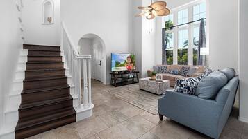 Townhome, Multiple Beds, Lanai, Garden View (Waikoloa Colony Villas 2701) | Living area | 42-inch flat-screen TV with digital channels