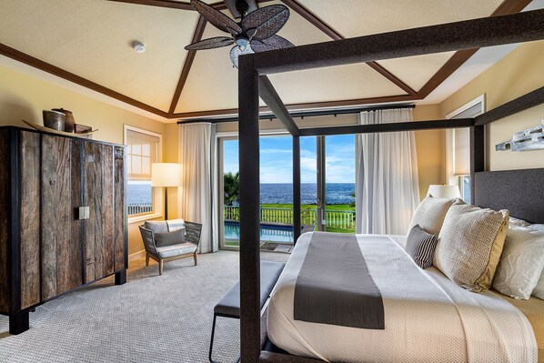 House, Multiple Beds, Private Pool, Ocean View (Holua Kai 23) | 3 bedrooms, individually decorated, individually furnished, bed sheets