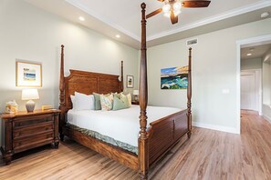 Townhome, Multiple Beds, Lanai, Garden View (Kulalani at Mauna Lani 2402) | 3 bedrooms, individually decorated, individually furnished, bed sheets