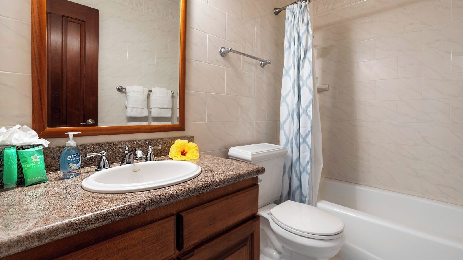 Une salle de bain avec un lavabo, des toilettes et une baignoire.