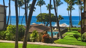 Leilighet, 1 queensize-seng, lanai, delvis havutsikt (Kona Isle B25) | Utsikt fra rommet