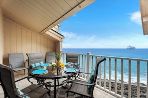 Condo, Multiple Beds, Lanai, Ocean View (Sea Village 4307) | Outdoor dining