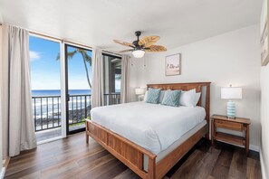 Appart'hôtel, plusieurs lits, balcon, vue océan (Kona Bali Kai 201) | 3 chambres, décoration personnalisée, ameublement personnalisé