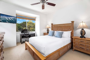 Townhome, Multiple Beds, Kitchen, Golf View (Mauna Lani Fairways 504) | 2 bedrooms, individually decorated, individually furnished, bed sheets