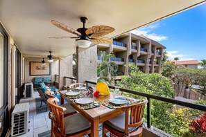 公寓客房, 多張床, 露台, 海景 (Kona Pacific D524 Kauhale) | 室外用餐