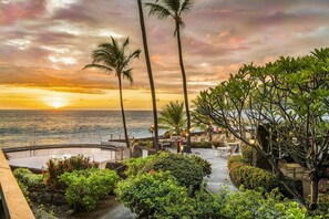 Condo, 1 King Bed with Sofa bed, Lanai, Partial Ocean View (Casa de Emdeko 216) | Beach/ocean view