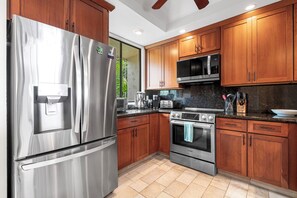 Condo, Multiple Beds, Kitchen, Ocean View (Country Club Villas 303) | Private kitchen