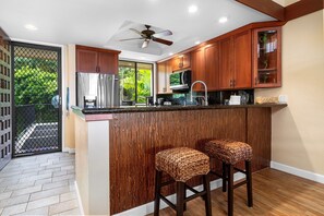 Condo, Multiple Beds, Kitchen, Ocean View (Country Club Villas 303) | Private kitchen