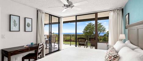 公寓式客房, 多张床, 外廊, 海洋景观 (Country Club Villas 305) | 2 多间卧室、特色装修、特色家居、床单