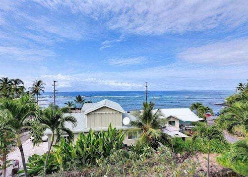 Ocean View - Steps From Kahalu'u Beach - Wifi- Vrkcv
