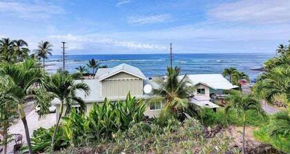 Ocean View - Steps From Kahalu'u Beach - Wifi- Vrkcv