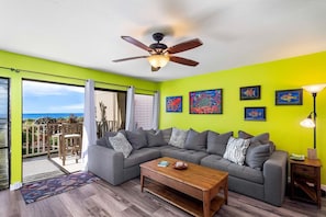 Condo, Multiple Beds, Lanai, Ocean View (Sea Village 2106) | Living area