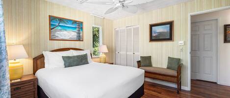 Townhome, Multiple Beds, Lanai, Garden View (Surf and Racquet 52) | 2 bedrooms, individually decorated, individually furnished, bed sheets