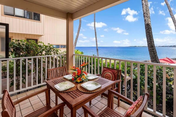 Condo, Multiple Beds, Lanai, Ocean View (Sea Village 3112) | Outdoor dining