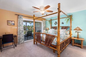 聯排別墅, 多張床, 夏威夷式陽台, 高球場景觀 (Waikoloa Colony Villas 303) | 2 間臥室、獨特裝潢、布置獨特、床單