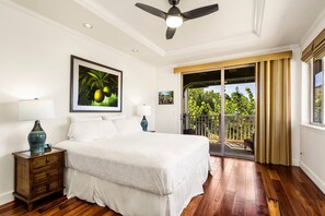 Maison mitoyenne, plusieurs lits, véranda, vue jardin (Kulalani at Mauna Lani 2301) | 2 chambres, décoration personnalisée, ameublement personnalisé
