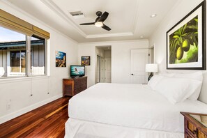 聯排別墅, 多張床, 夏威夷式陽台, 花園景觀 (Kulalani at Mauna Lani 2301) | 2 間臥室、獨特裝潢、布置獨特、床單
