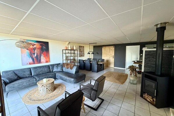 TV connectée, cheminée