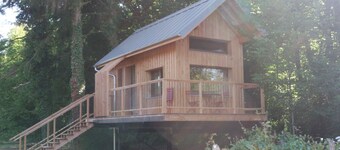 Cabane sur pilotis, in the heart of the Reims mountains